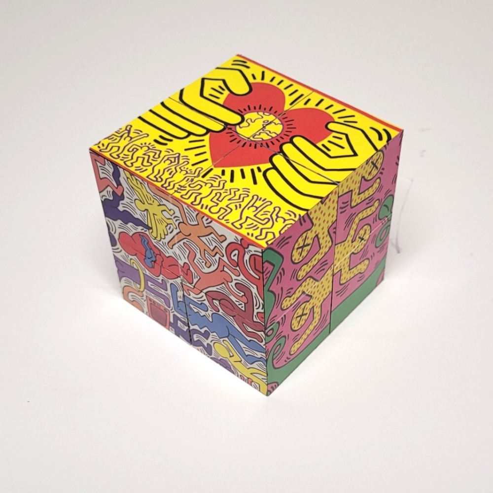 Keith Haring Rare Colorful Art Puzzle Cube